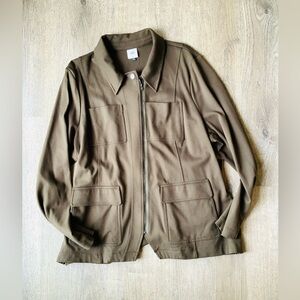 CAbi Dark Olive Jacket Women's XXL